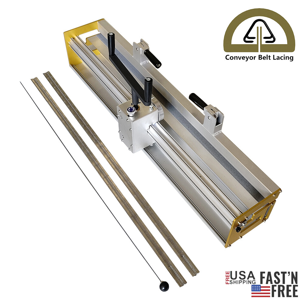 New 36″ Roller Lacer Manual Conveyor Lacing Belt Tool Same as Flexco Clipper