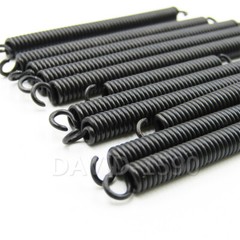 0.3mm Wire Dia. 3mm Outside Dia. Extension Springs Black Oxide Spring Steel
