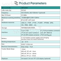 HelTec AutoMation Node T114 LoRa Development Board nRF52840SX1262 Module Type-C