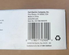 NEW USI/SM/HW10YR 2-IN-1 Smoke & Fire Alarm Hardwired + 10 Yr Battery Free Ship
