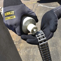6 PAIR DeWalt Flexible Durable Nitrile Grip Palm Coated Lightweight Work Gloves