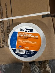 Shurtape AF975CT Silver Aluminum Foil Tape 2.83″X50.3 yd 2mil Dead Soft NISP FSP