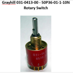Grayhill 031-0413-00 – 50P36-01-1-10N Rotary Switch Single Pole 10-Position New