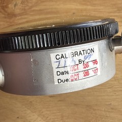 Starrett Dial Indicator .0005″ Graduation 8.000-12.125″ Range No. 84-134-7 USA