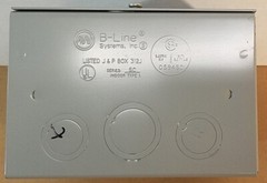 B-LINE SYSTEMS J&P 312J ENCLOSURE SERIES SC, 0594SC, 6x6x4