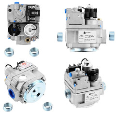 700-506 Millivolt Gas Valve,200,000 BTU,4.0″ WC Natural 3/4″ X 3/4″, Gray