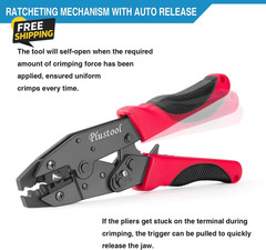 Crimping Tool for Spark Plug Ignition Wire, 8.5Mm Ratchet Spark Plug
