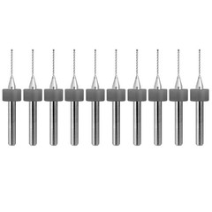 0.70mm (#70) Solid Carbide Drill Bit – 10 Pack – CNC – Factory Resharpened