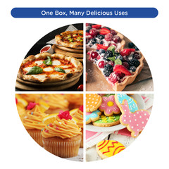 Karat Corrugated Pizza Box, 12”x12”x2”, Generic Print – 50 pcs, FP-PBF12WG