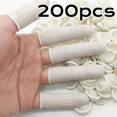 Rubber Finger Cots Anti-Slip Latex Finger Protector Gloves for Medical & Electro