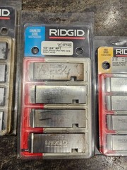 (LOT OF 25 SETS) Ridgid Pipe Threading Dies NPT, UNC, UNF, NF, Coarse & Fine Uni