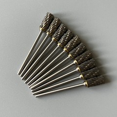 20Pcs Dental Burs Acrylic Polisher Drills Burrs Tungsten Carbide Steel 2.35*6mm
