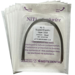 Dental Orthodontic Arch Wire Super Elastic Niti Round Rectangular Ovoid Form