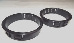 QTY2 HEYCO 2424 SB 3.000-44 SNAP BUSHING 3″ INCH BLK NYLON WIRE CABLE PROTECT