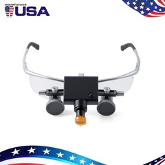 Dental Surgical Medical 3.5X Ergo Binocular Loupes Pupillary +5W LED Head Light