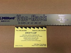 10PCS- 18″ X 1-1/4″ X .062 X 10T POWER HACK SAW BLADE MILFORD WELDED EDGE NEW