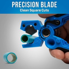 Jonard Tools MDC-14 Micro Duct Tube Cutter Microduct Cutter, up to 14 mm, Blue