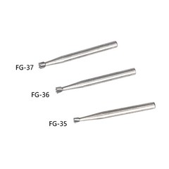 20 Pcs Dental High Speed Handpiece Carbide Burs Inverted Cone FG35/36/37 USA