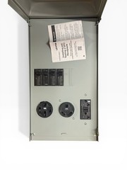 Midwest M075C010 100A Metered RV Power Outlet Panel Surface Mount, 50/30/20A