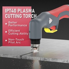 55Amp Plasma Cutter,Non-Touch Pilot Arc Blowback Cutting Machine,110/220V,Non HF
