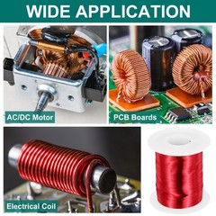 40 AWG Magnet Wire, 8 oz Magnetic Coil Wire, 155C(311F)