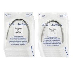 100PCS Dental Orthodontic Arch Wire Niti Round Ovoid Upper Lower 012 014 016 018