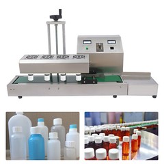 20-100mm Bottle Cap Automatic Sealer Continuous Induction Sealing Machine 1800W