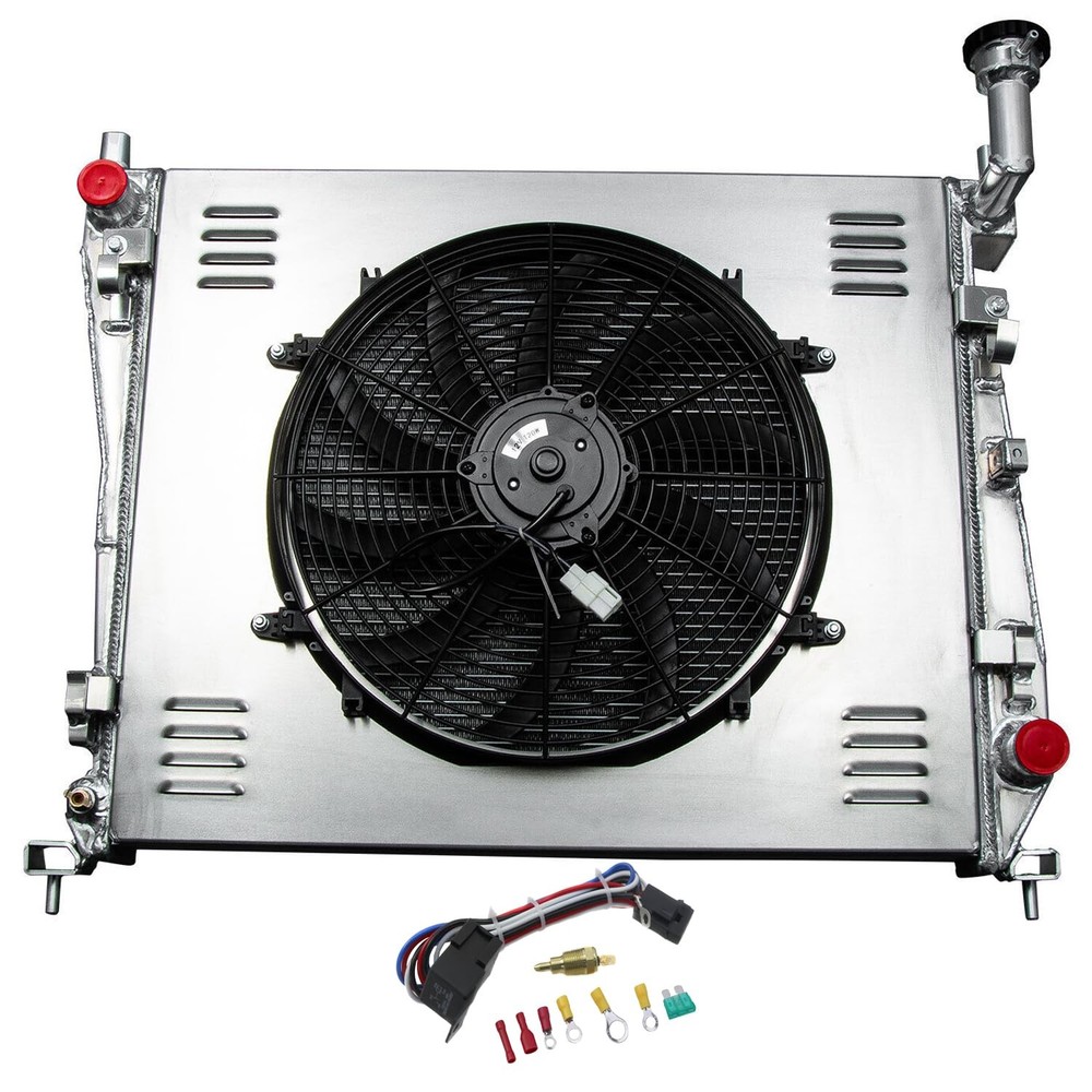 Aluminum Radiator for 2011-2021 3.6 5.7 CU13200 Fan Shroud Relay Kit