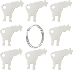 20 Pcs 50504 Toilet Paper Towel Dispenser Key, Universal Key for Commercial
