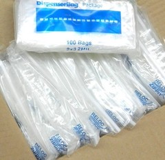 5000 Reloc Zippit Bags 2×3 Clear 2mil Reclosable Poly 2″ x 3″ Top Seal 5,000
