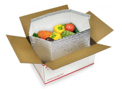 Foil Insulated Box Liners, 6 x 6 x 6 Inches. 10 Pack Insulated Shipping Liners
