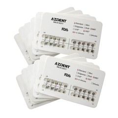 AZDENT Dental Orthodontic Bracket Braces Standard MBT Slot .022 Hooks 3-4-5