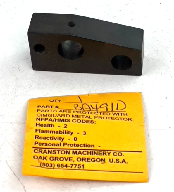 BA4910000G Arm Gripper 2-3/4in LG, 1-1/4 Diameter Steel Cranston Machinery
