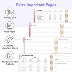 Aug 2026 Dec 2027 Planner, 17 Month Academic Planner 20262027, 8.5″ x 11″, C…
