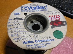 VARIFLEX BLACK SLEAVING ( REEL OF 700 FT) # M3190/6-02-0 NSN: 52970-01-312-3446