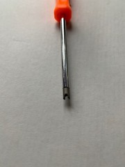Snap-on Tire Valve Core Remover/Installer Tool. Orange handle