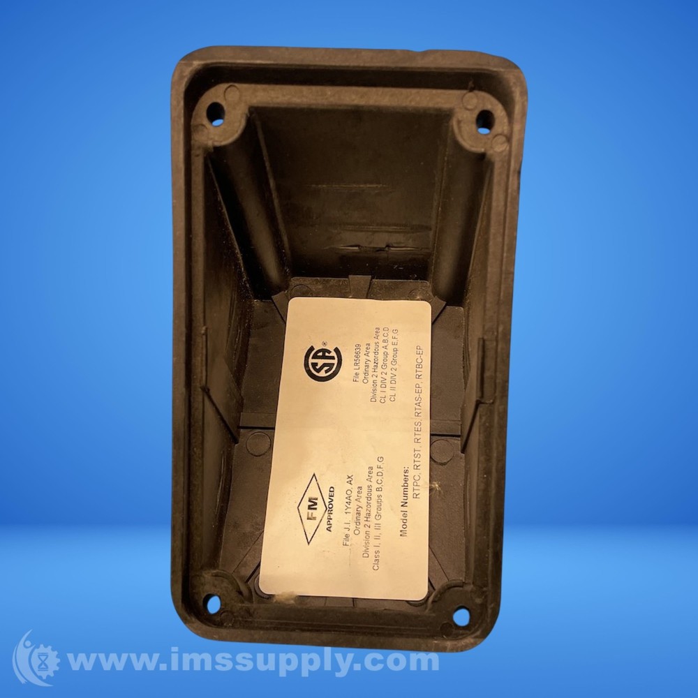4 inch x 4 inch x 6 inch Black Angled Junction Box Mount USIP