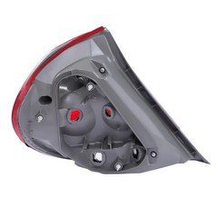 2005-2006 Toyota Camry SE Halogen Tail Lights Clear Red Lens Gray Housing Pair