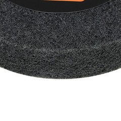 AmaCupid Nylon Fiber Brushed Buffing Wheels 6 Inch 5P Hardness. for Dark Grey