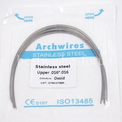 Dental Orthodontic Stainless Steel Arch Wire Rectangular Square/Ovoid/Natural