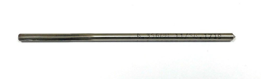 11/64″ (.1719″) 6-Flute Cobalt Reamer Straight Flute MF122318295