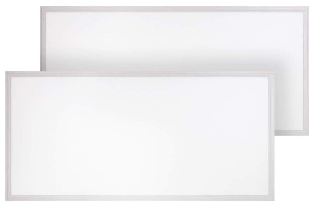 LED Flat Panel Light, 50W, 5500 Lumens, Ultra Thin Edge-Lit 2x4FT 4000K TWO-PACK