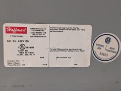 Pentair Hoffman A12N106 Enclosure Type 1 approx. 10-1/4″x12-1/2″x6-1/2″ As Shown
