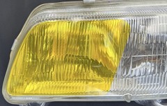 Inner Half Yellow Fog Light Tint KIT for 2nd Gen Honda CRX, Civic Head lights