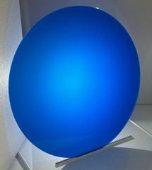 Acrylic Plexiglass Plastic Circle Disc- 1/8″ thick-Blue Translucent-10″ Diameter