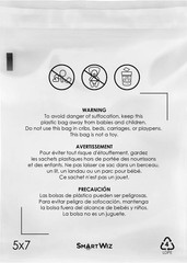 SmartWiz Polybags 4×6 + 5×7 + 6×9 – 500 each size – FBA Warning Permanent Seal