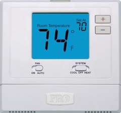 Case of (10) T701 PRO1 IAQ Single Stage 1H / 1C Thermostat Non-Programmable