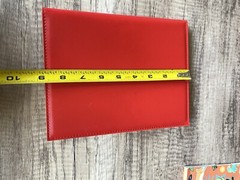 5 X 8 Padfolio Faux Leather With Notepad Card And Pen Holders