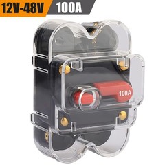 100 Amp Car Circuit Breaker Fuse Reset 12V-48V DC Car Boat Auto Waterproof NEW