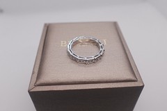 NEW.BuIgarl.18K Serpenti VIPER ring White gold diamond ring #7